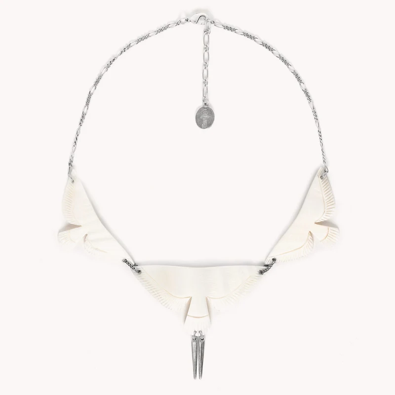 Collier Nature Bijoux Envol Nacre blanche