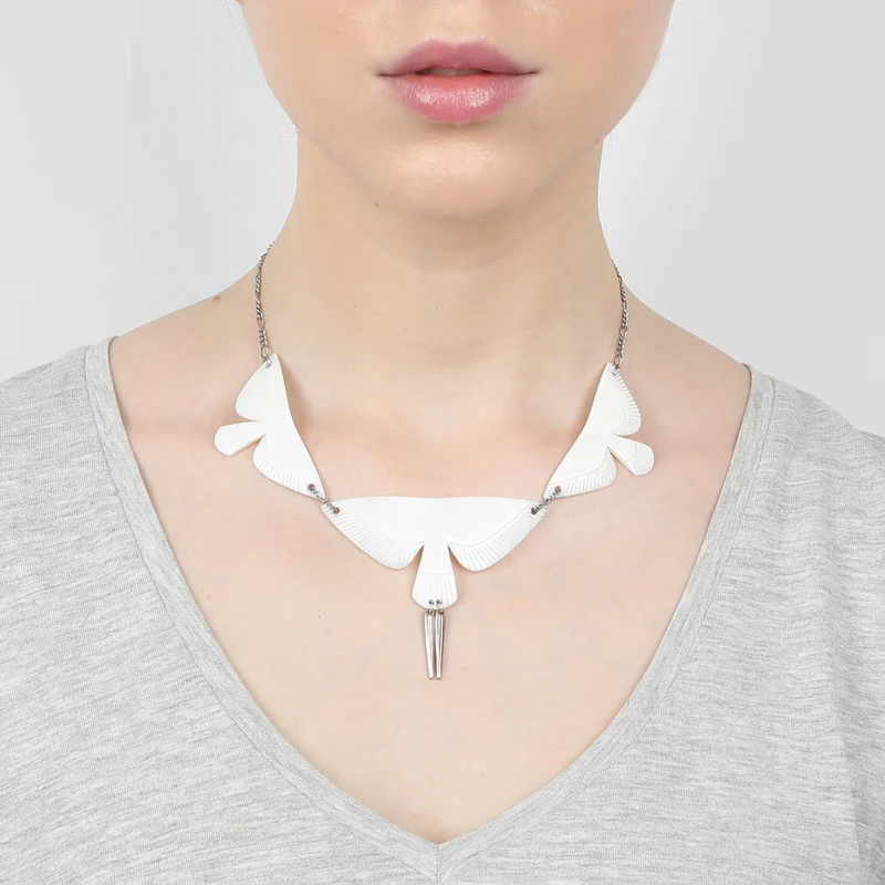 Collier Nature Bijoux Envol Nacre blanche