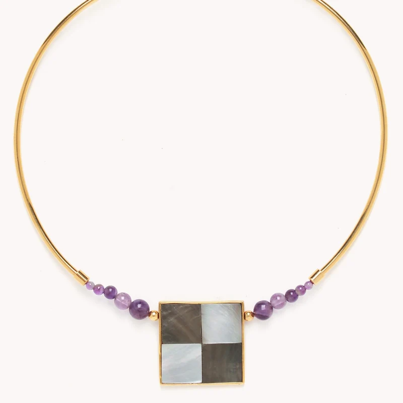 Collier Nature Bijoux Le Square Torque