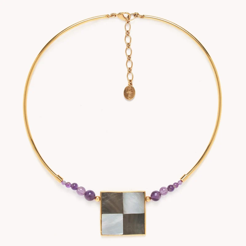 Collier Nature Bijoux Le Square Torque