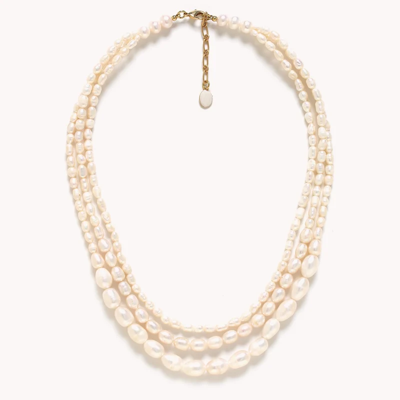 Collier Nature Bijoux Moonlight 3 Rangs Dégradé