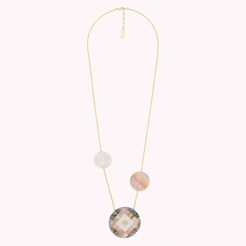 Collier Nature Bijoux San Lazzaro Long 3 Disques
