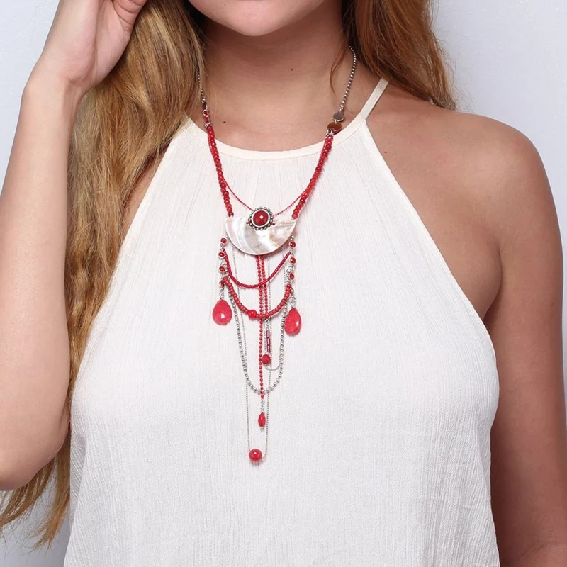 Collier Nature Bijoux Ruby Petite Demi Lune