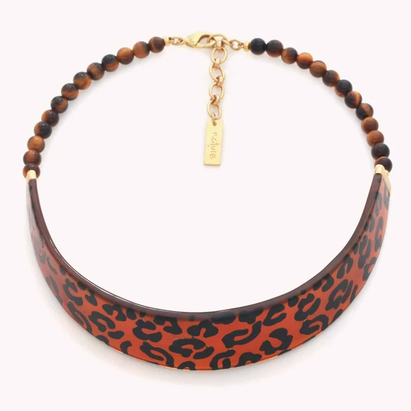 Collier Nature Bijoux Jaguar Torque Félin
