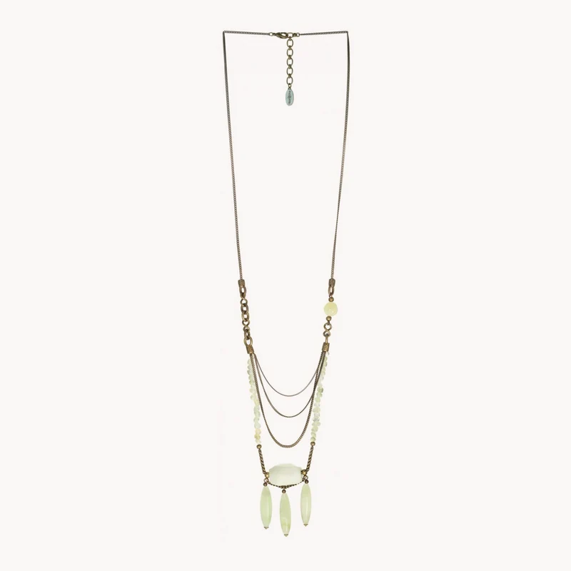 Collier Nature Bijoux Yucatan Long 3 Olives
