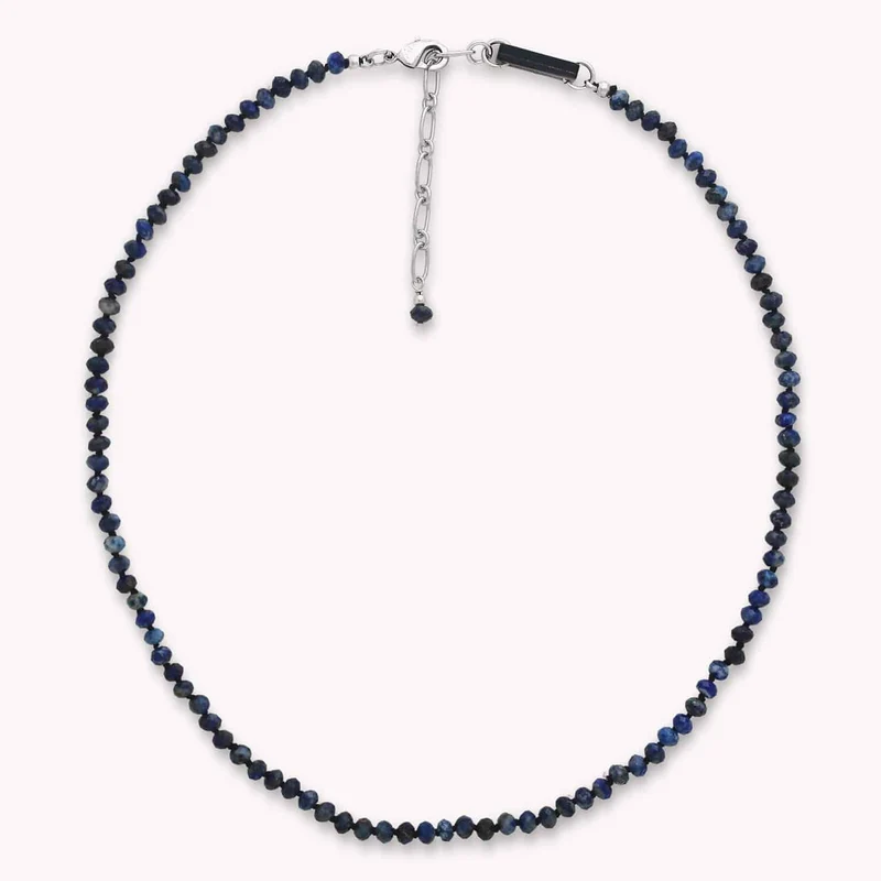 Collier Nature Bijoux Calypso Fin Lapis Lazuli