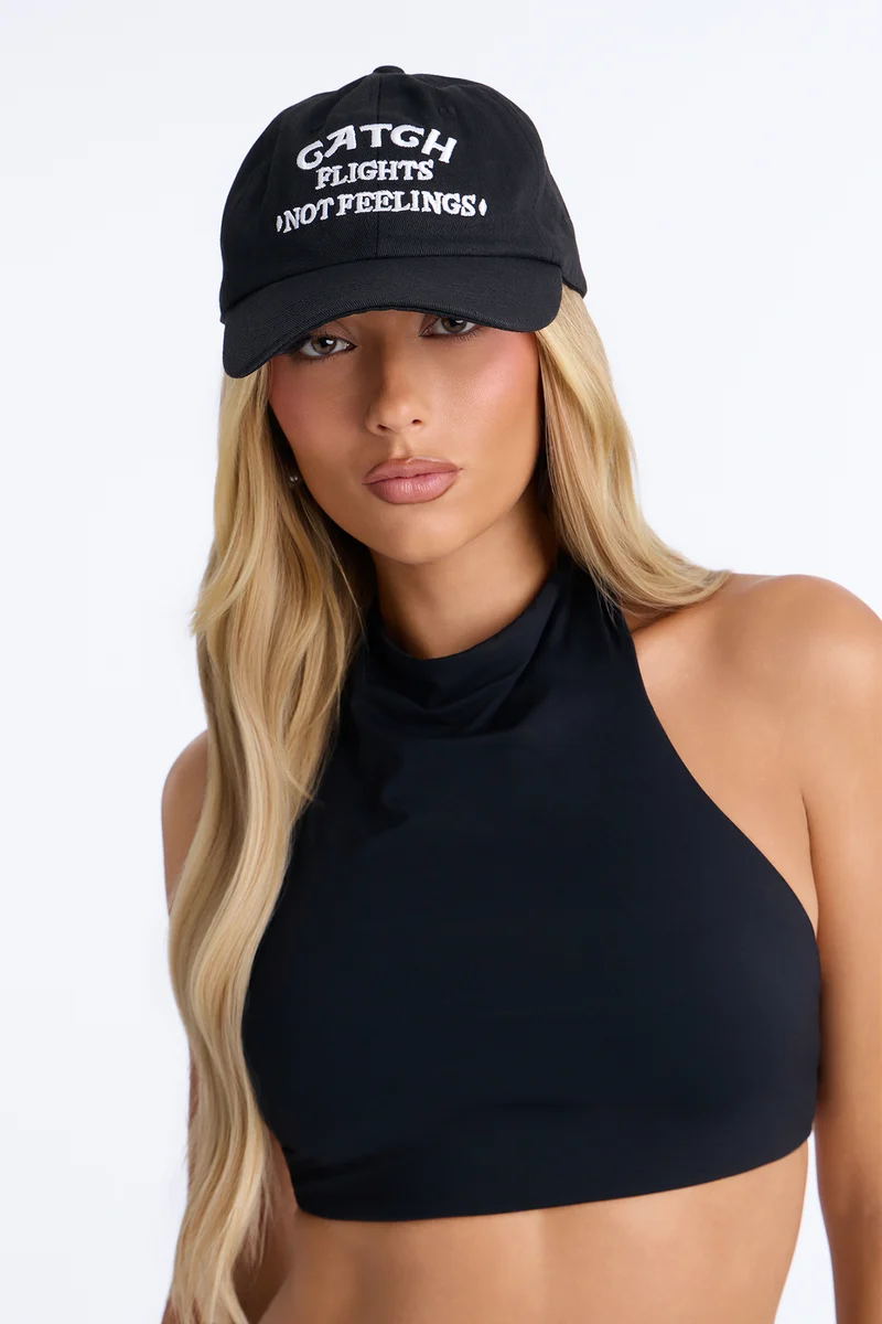 Catch Flights Baseball Hat - Black/combo
