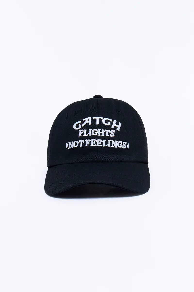 Catch Flights Baseball Hat - Black/combo