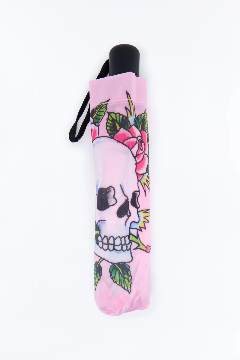 Ed Hardy Trust God Umbrella - Pink