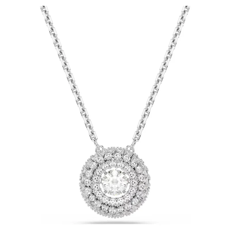 Pendentif Swarovski - Sublima Glam - Blanc & Argenté