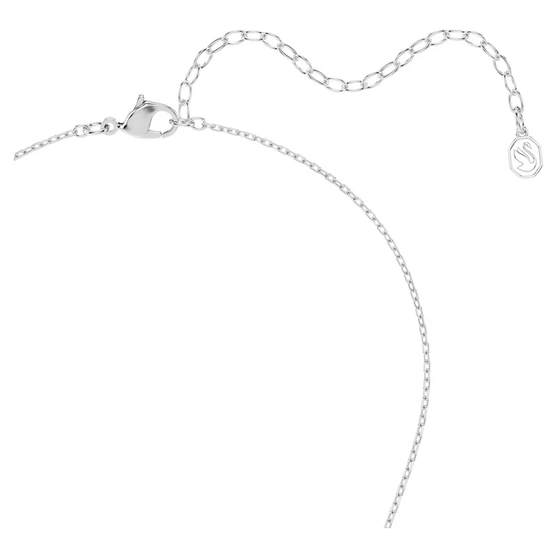 Pendentif Swarovski - Mesmera Glam - Circulaire - Blanc & Argenté