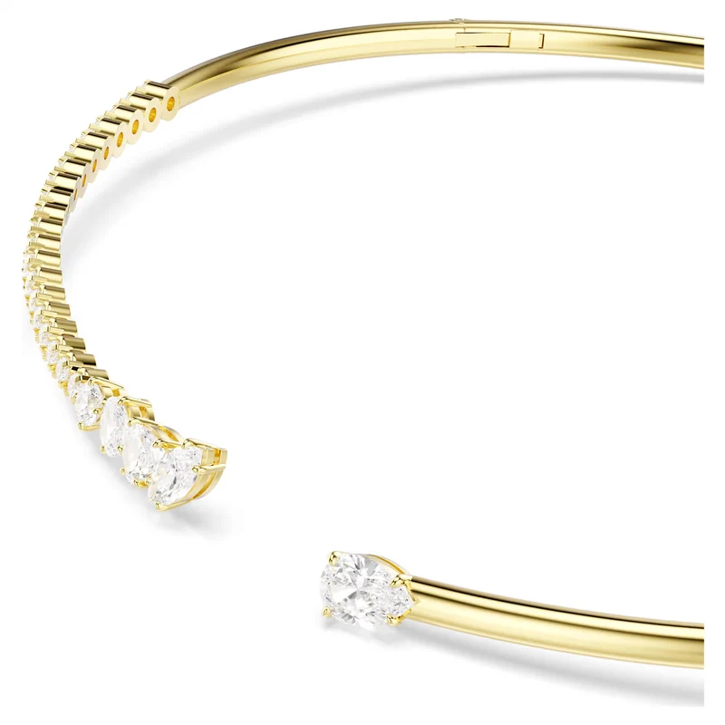 Collier Swarovski - Mesmera - Ras-de-cou - Blanc & Doré