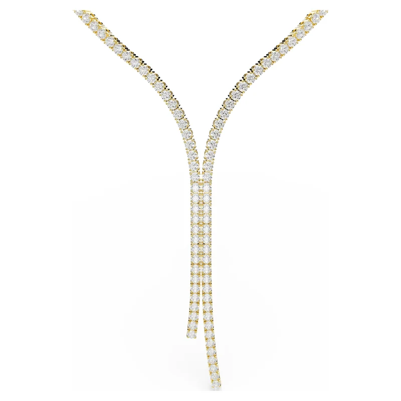 Collier Swarovski - Matrix - Taille ronde - Blanc & Doré