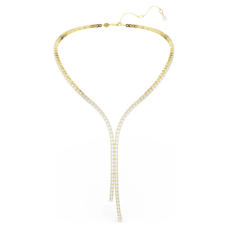 Collier Swarovski - Matrix - Taille ronde - Blanc & Doré