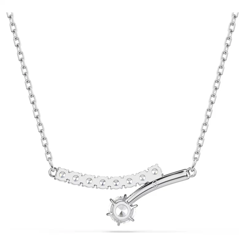 Collier Swarovski - Matrix Crash - Blanc & Argenté
