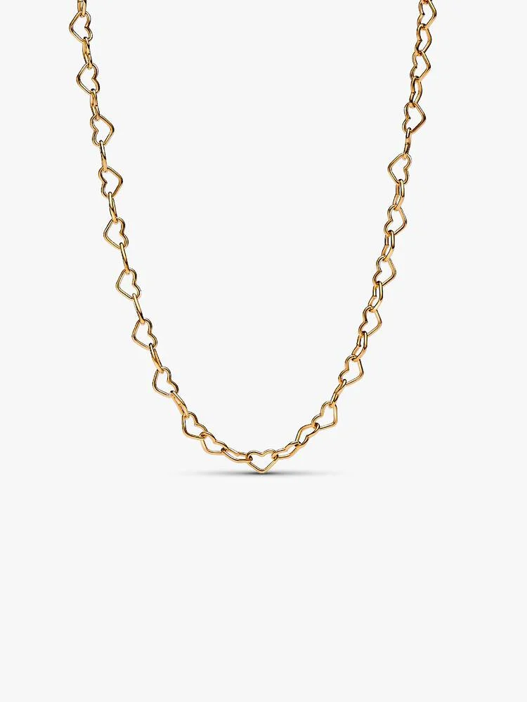 Collier Cœurs Imbriqués Doré | Pandora