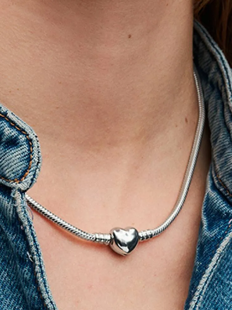 Collier Maille Serpent Fermoir Cœur Argent Réf. 393091C00 | Pandora