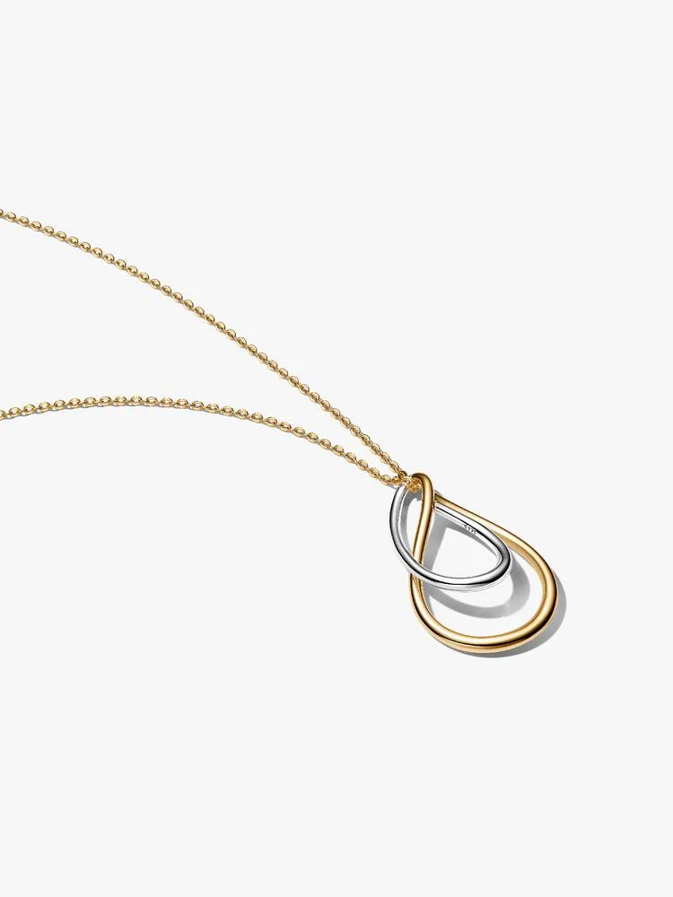 Collier Pendentif Double Bimatière | Pandora