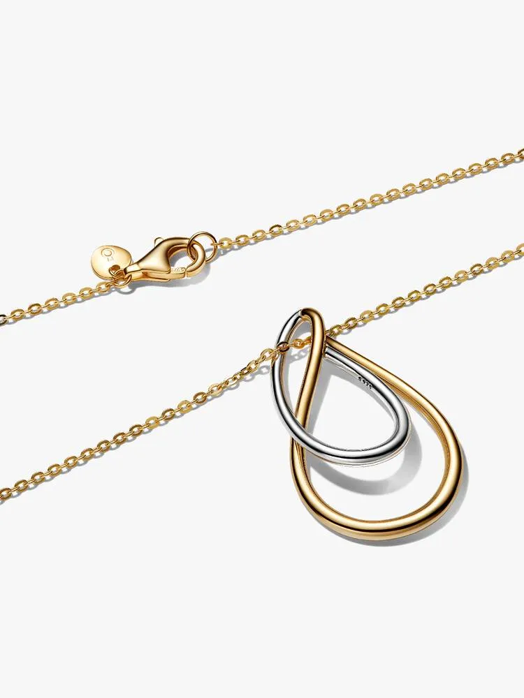 Collier Pendentif Double Bimatière | Pandora