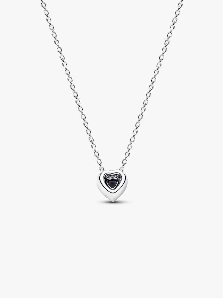Collier Cœur Surélevé Argent Réf. 398425C03 | Pandora