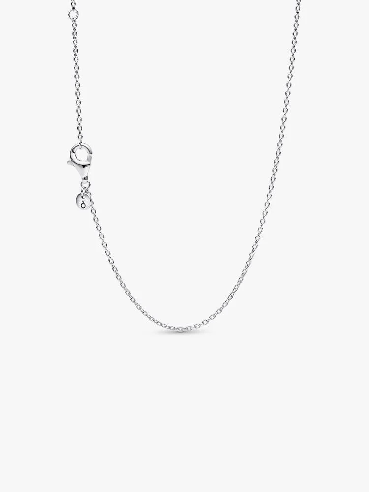 Collier Maille Forçat Classique Longueur Ajustable 70 cm Argent | Pandora