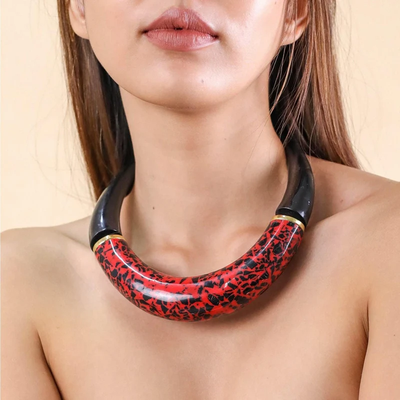 Collier Nature Bijoux Vesuvio Plastron Articulé