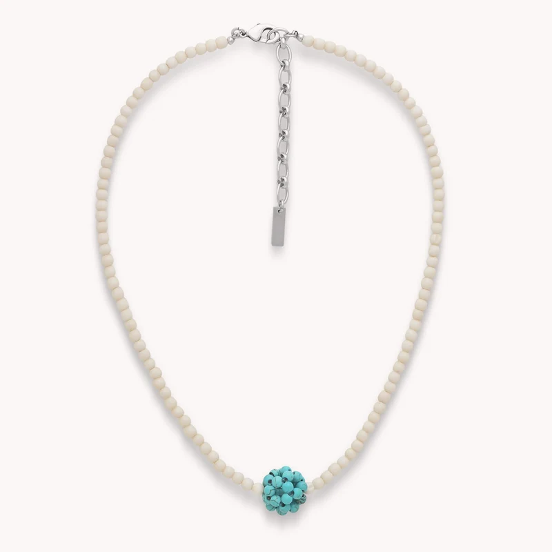 Collier Nature Bijoux Manitoba Boule Tissée
