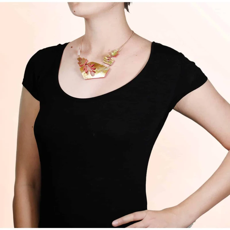 Collier Nature Bijoux Hybride Plastron
