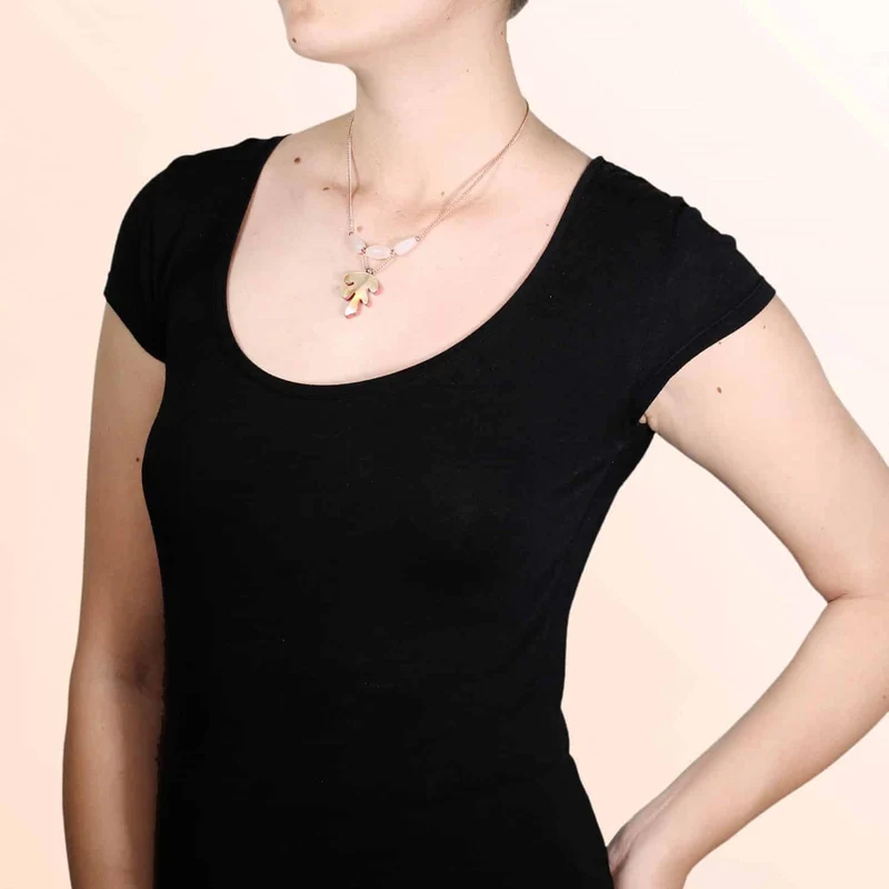 Collier Nature Bijoux Hybride 3 Perles