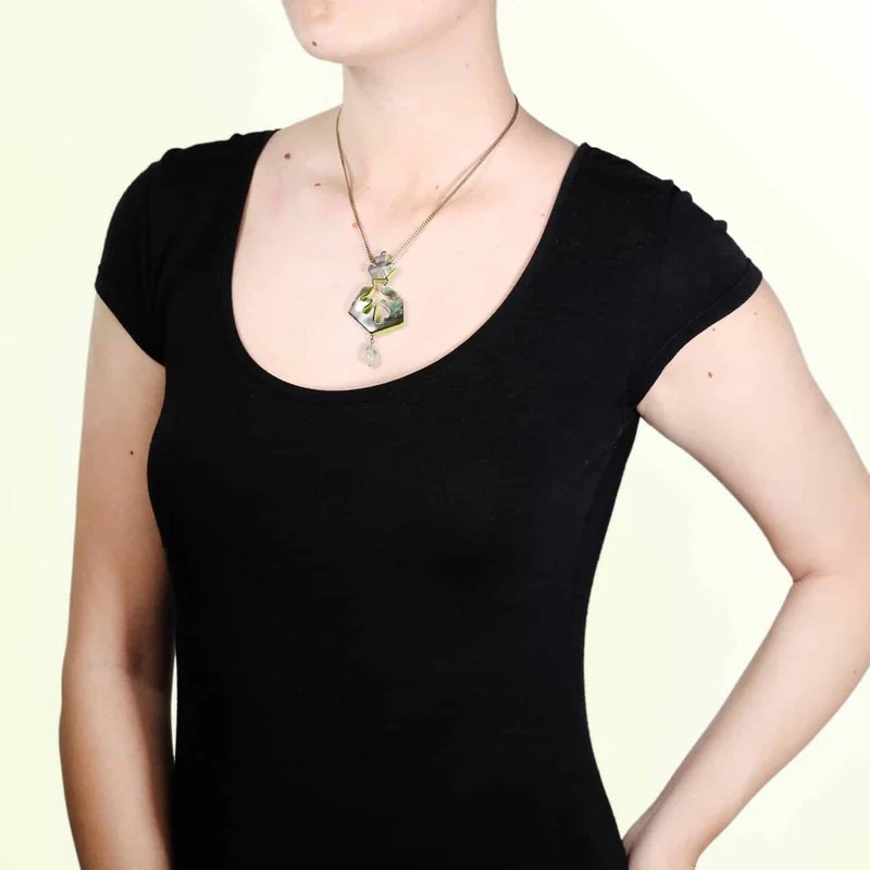 Collier Nature Bijoux Metamorphose Petit avec Goutte