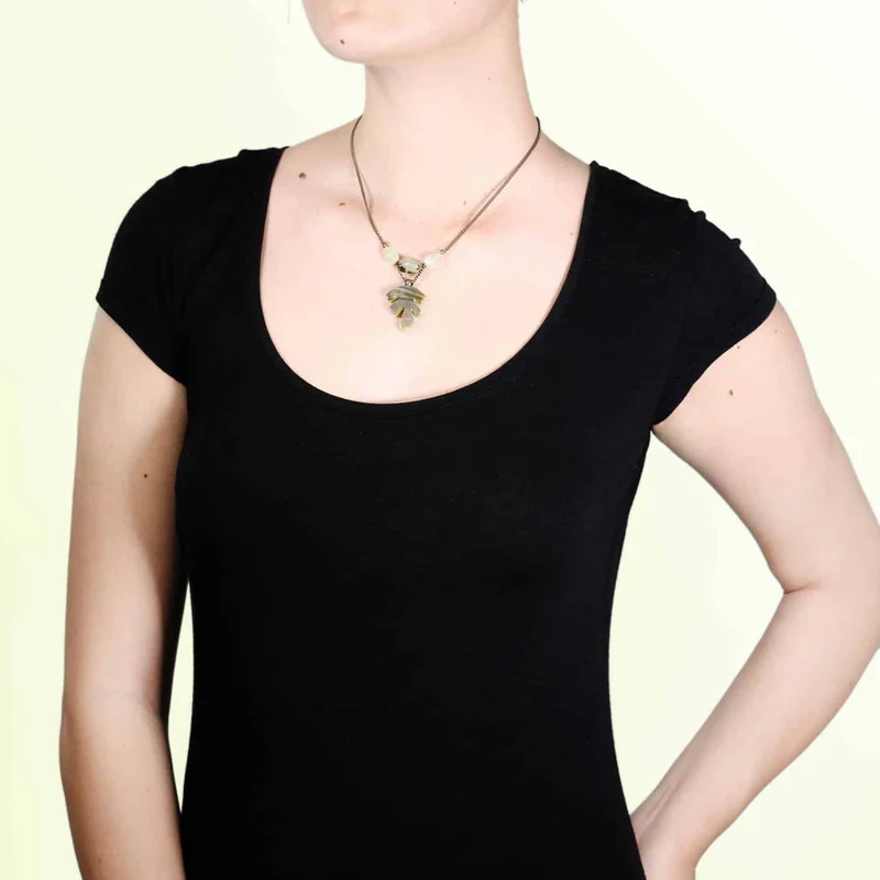 Collier Nature Bijoux Metamorphose 3 Perles