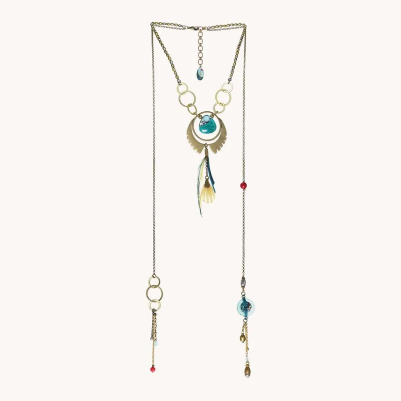 Collier Nature Bijoux Eau Douce Lasso