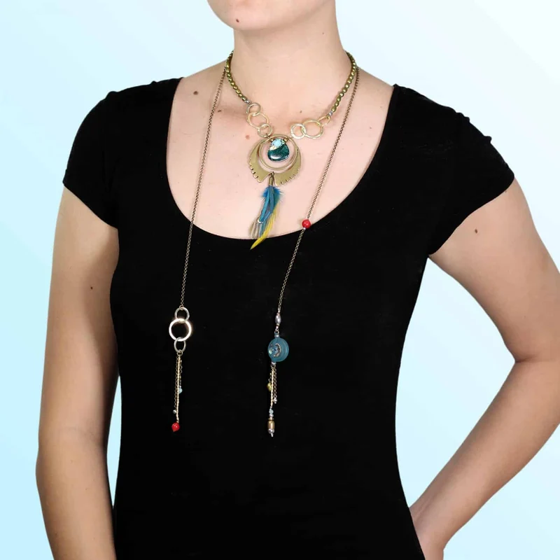Collier Nature Bijoux Eau Douce Lasso