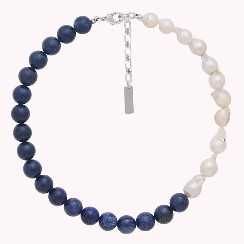 Collier Nature Bijoux Pacifique Ajustable Perles Baroques