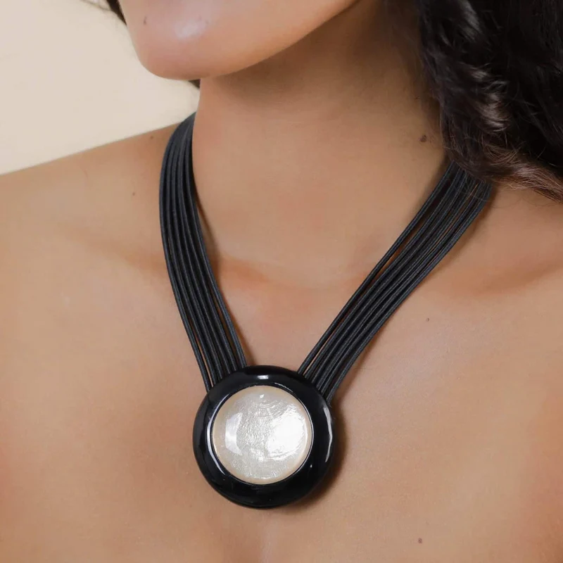 Collier Nature Bijoux Saint Honore Gros Pendentif