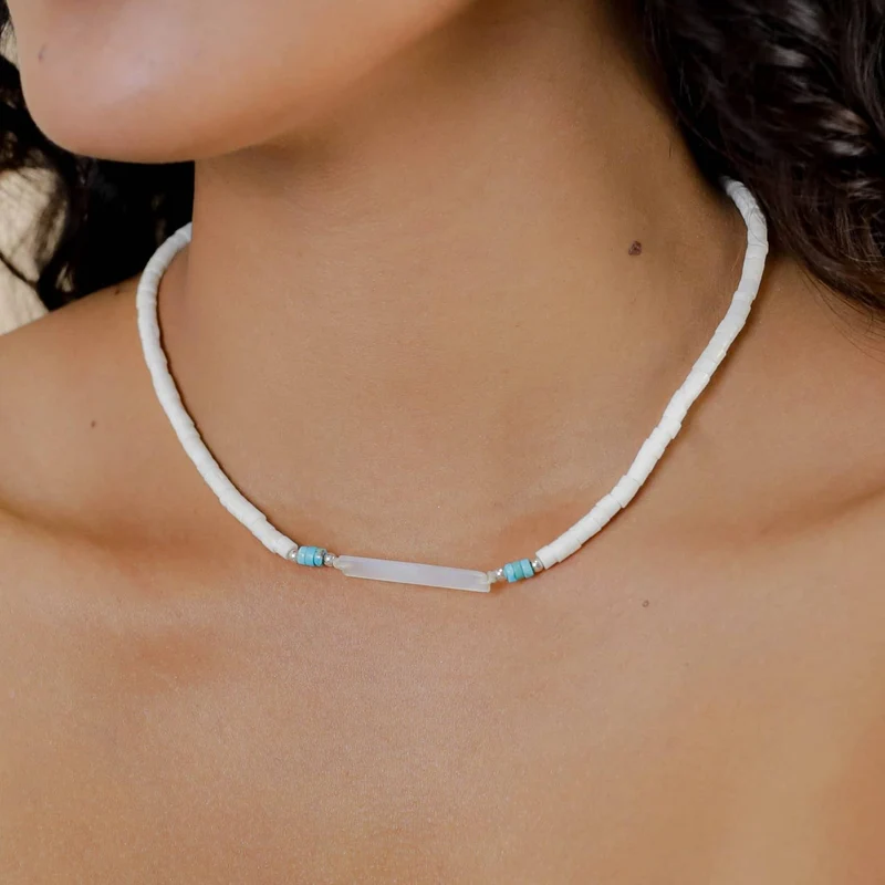 Collier Nature Bijoux Milos Court Simple