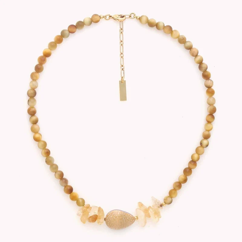 Collier Nature Bijoux Alegria Beach Simple Oeil de Tigre