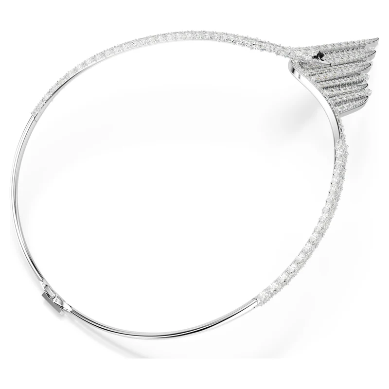 Collier Swarovski - Vienna - Cygne - Tailles variées - Blanc & Argenté