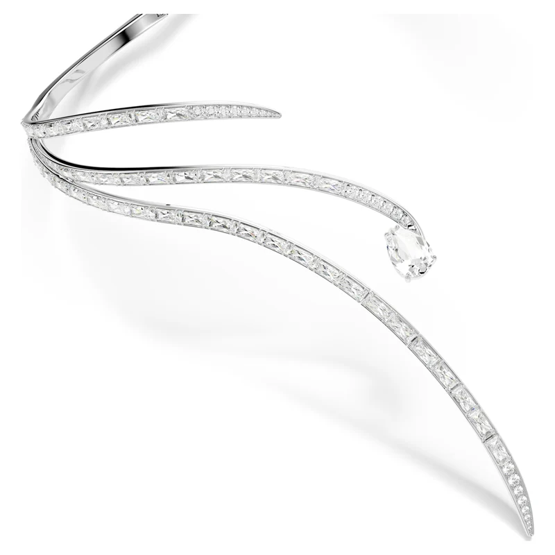 Collier Swarovski - Vienna - Tailles variées - Blanc & Argenté