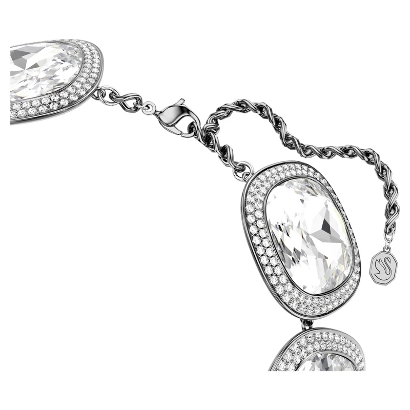 Collier Swarovski - Una - Blanc & Noir