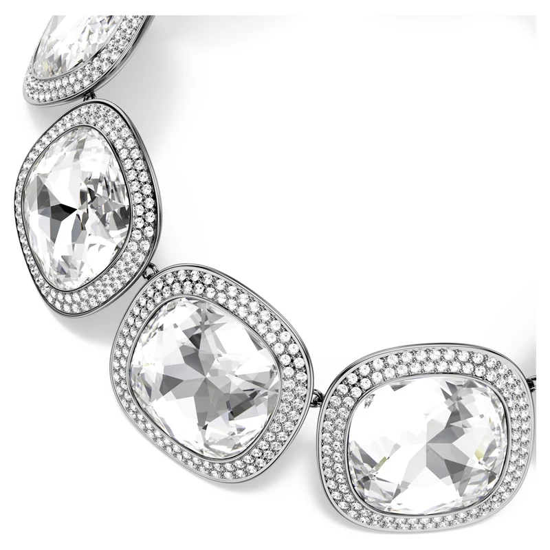 Collier Swarovski - Una - Blanc & Noir