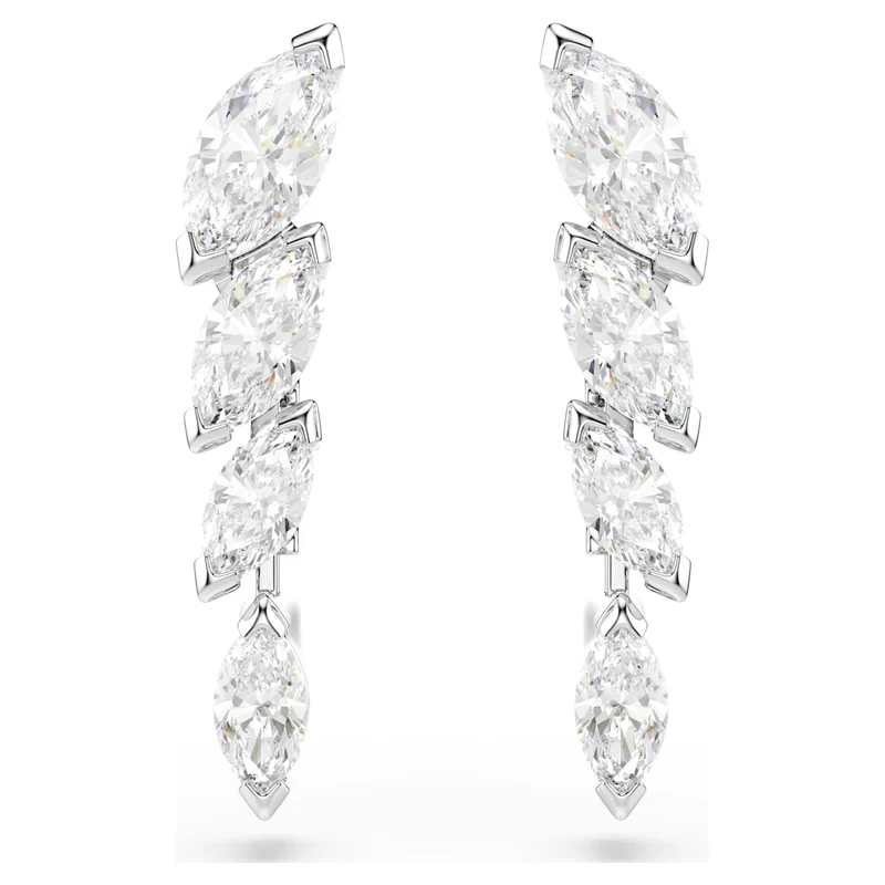Parure Swarovski - Mesmera - Taille marquise - Blanc & Argenté
