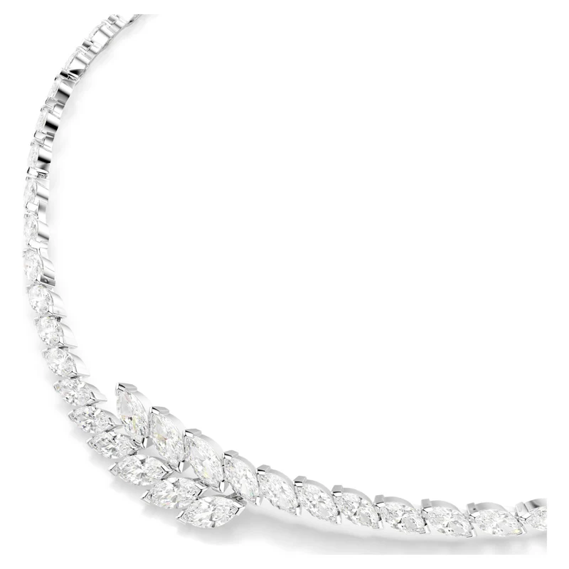 Parure Swarovski - Mesmera - Taille marquise - Blanc & Argenté