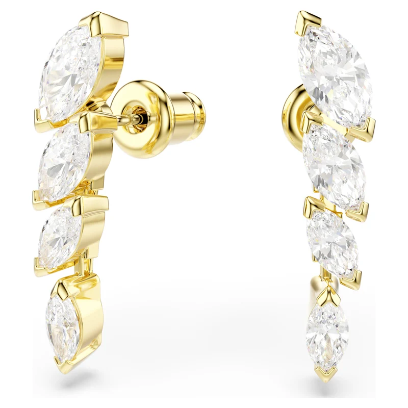 Parure Swarovski - Mesmera - Taille marquise - Blanc & Doré