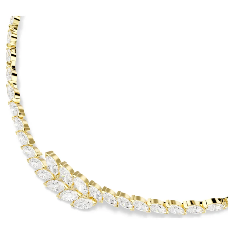 Parure Swarovski - Mesmera - Taille marquise - Blanc & Doré