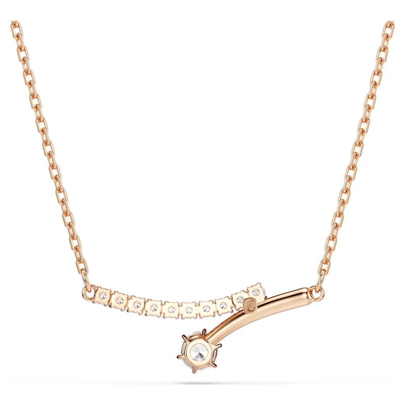 Collier Swarovski - Matrix - Taille ronde - Longueur ajustable - Blanc & Rosé