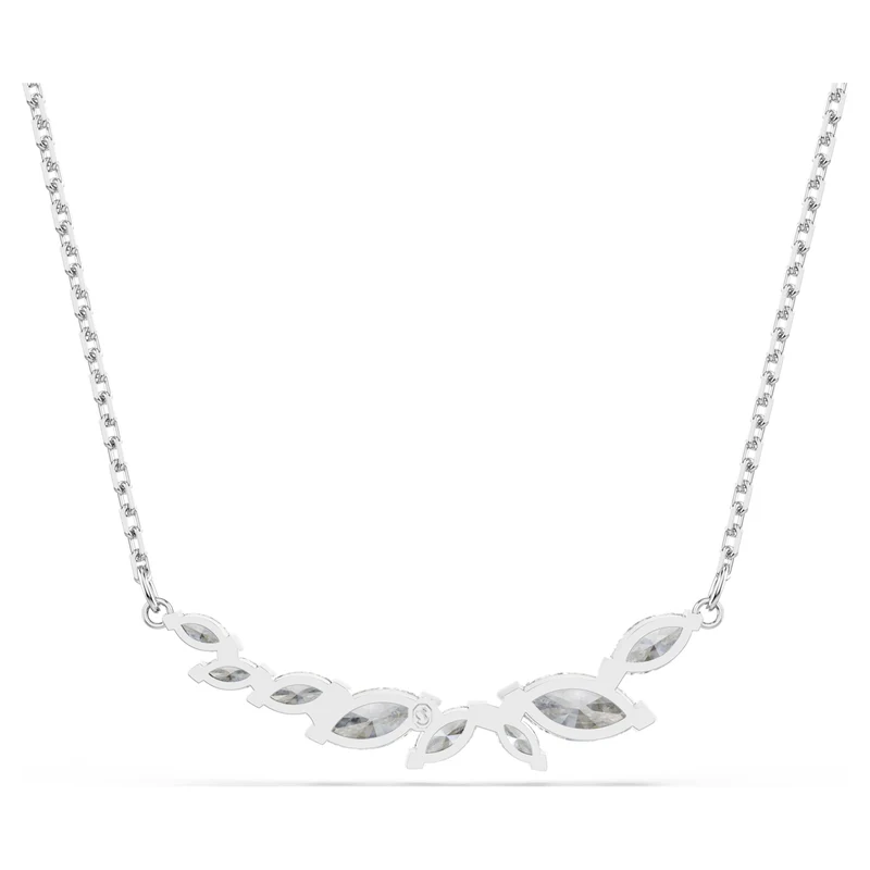Collier Swarovski - Mesmera - Taille marquise - Blanc & Argenté