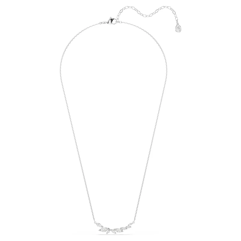 Collier Swarovski - Mesmera - Taille marquise - Blanc & Argenté
