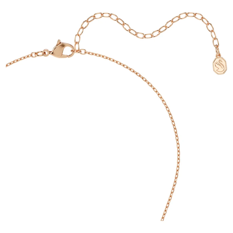 Pendentif Swarovski - Mesmera - Taille marquise - Longueur ajustable - Blanc & Rosé