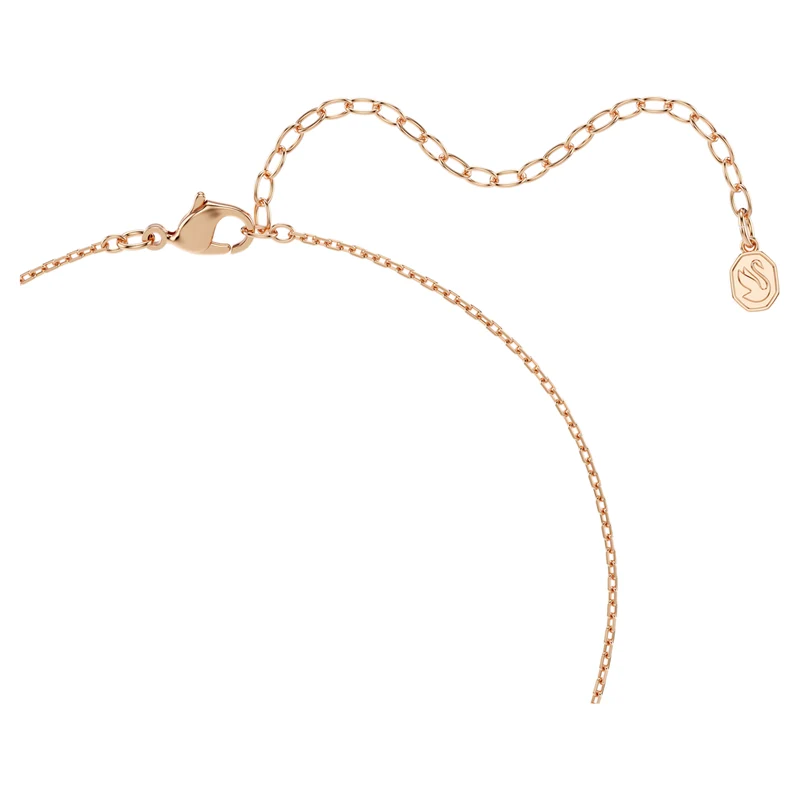 Pendentif Swarovski - Swan - Gris & Rosé